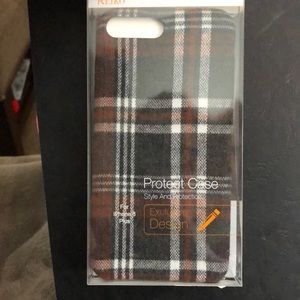 Fabric textured iPhone 8+ phone case